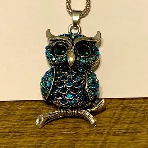 Betsy Johnson Owl Necklace